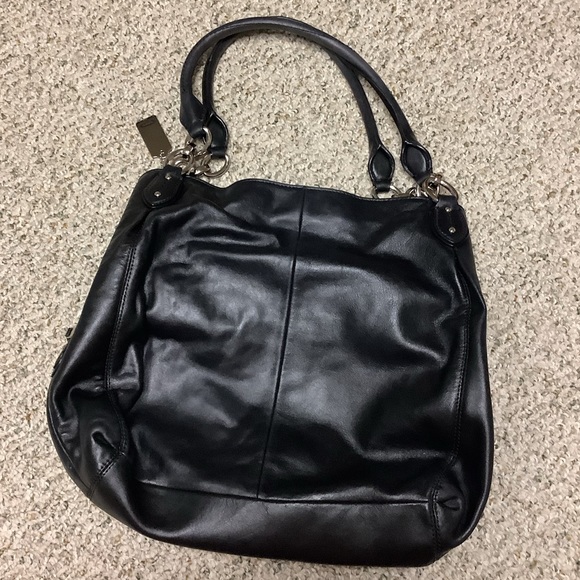 Black Leather Coach Hobo Bag - Picture 2 of 4